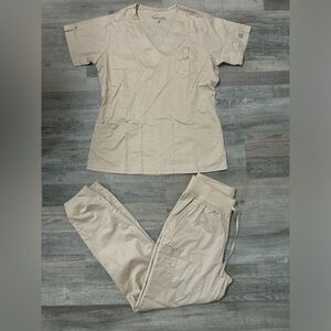 Uniform Advantage Cream Jumpsuit
